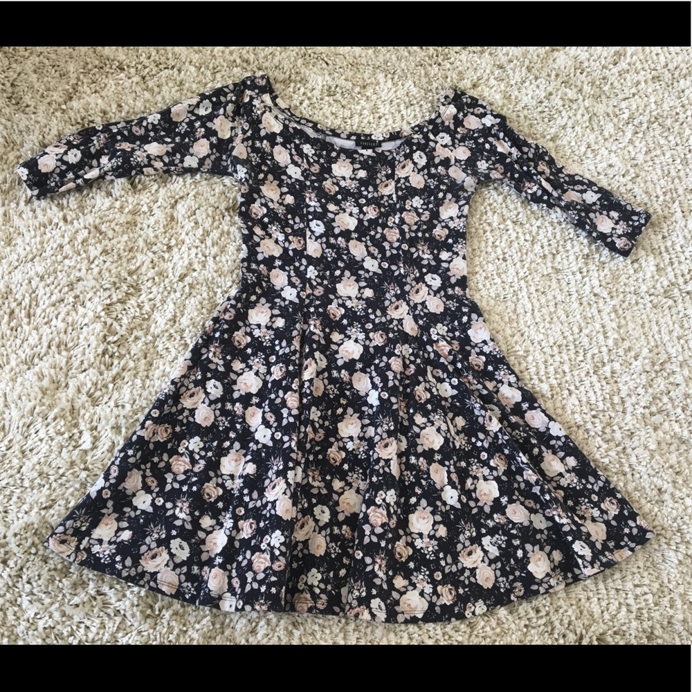 Floral skater style dress